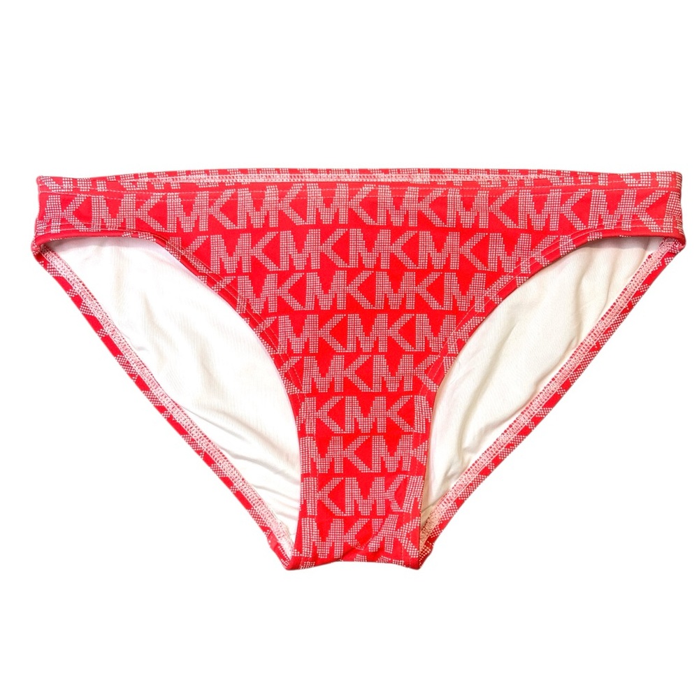 Michael Kors Classic‎ Bikini Bottom, Moderate Coverage, Color Sangria Red, Sz XS